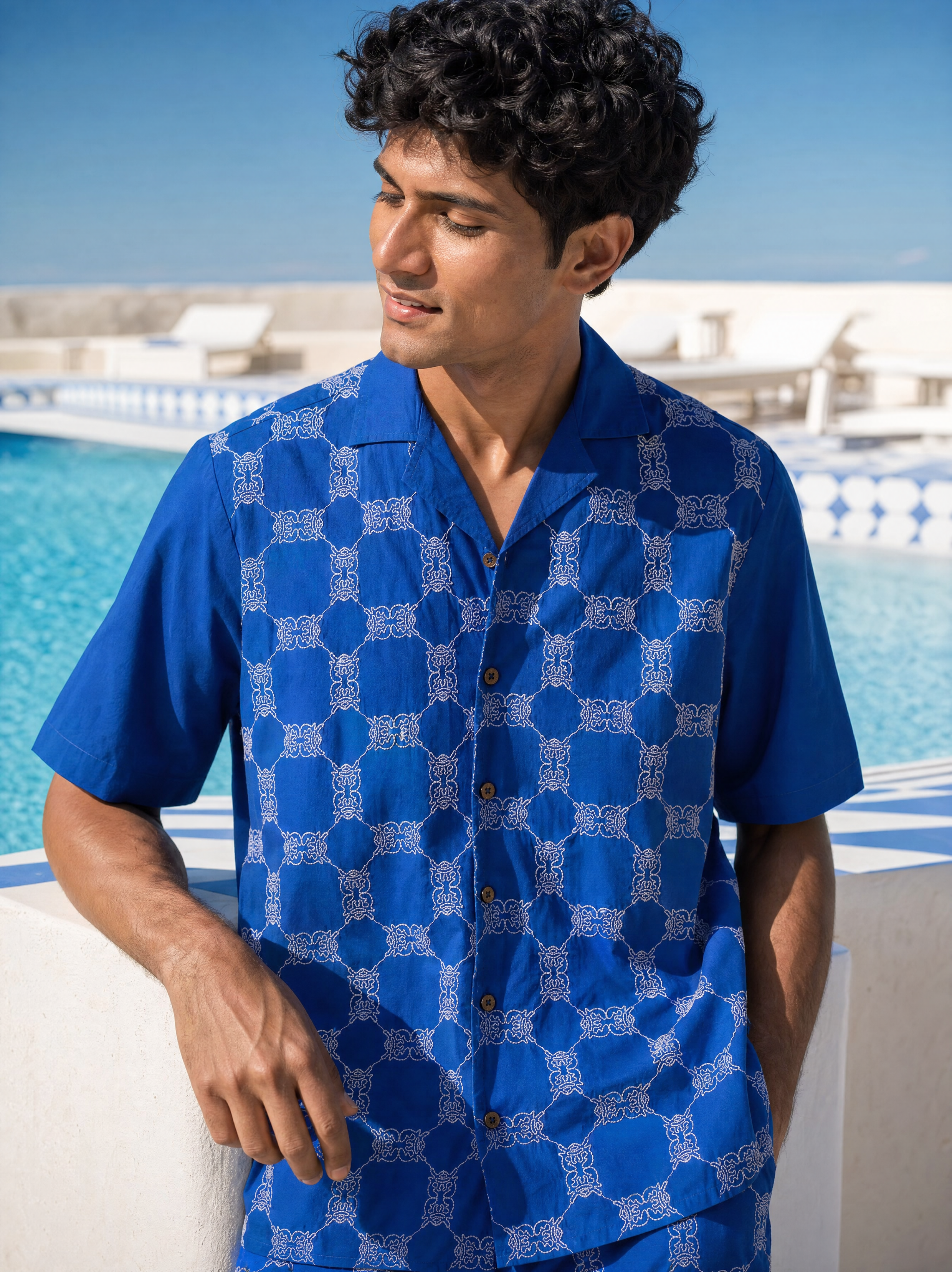 Knotty Krabs (Cotton) Shirt - Deep Sea (Blue)
