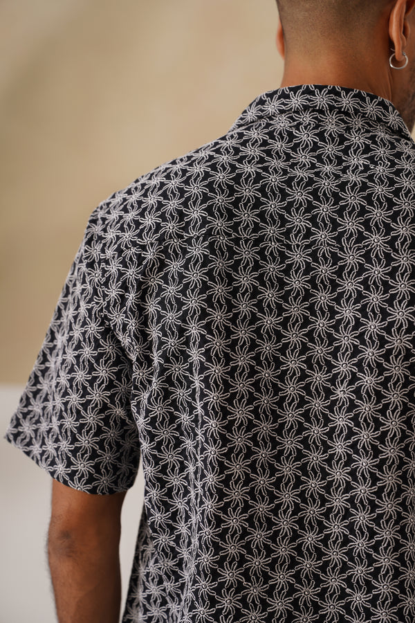 Midnight Bloom Cotton Co-ord Set