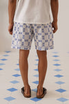 Knotty Krabs (Linen) Shorts - Salt (White)