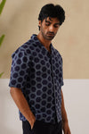 Hive Series Cotton Shirt (Midnight Hive)