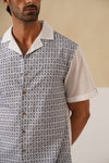 Solar Grid Cotton Shirt