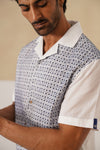 Solar Grid Cotton Shirt