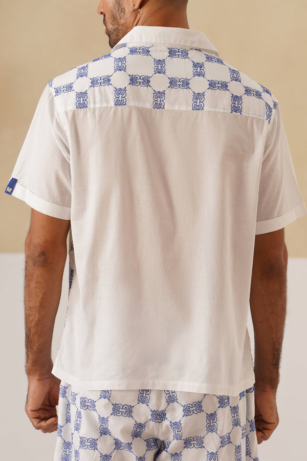 Knotty Krabs (Cotton) Shirt - Salt (White)