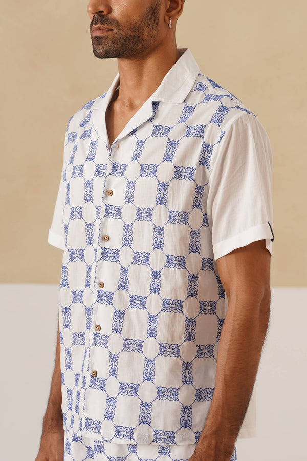 Knotty Krabs (Cotton) Shirt - Salt (White)