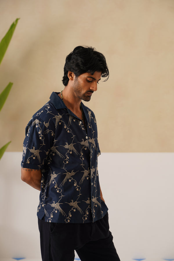 Plume & Bloom Cotton Linen Shirt