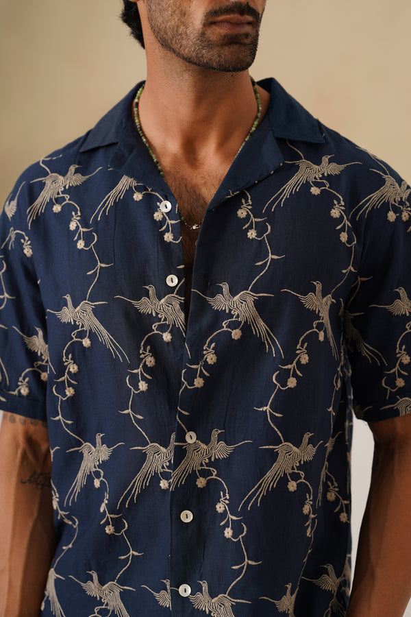 Plume & Bloom Cotton Linen Shirt