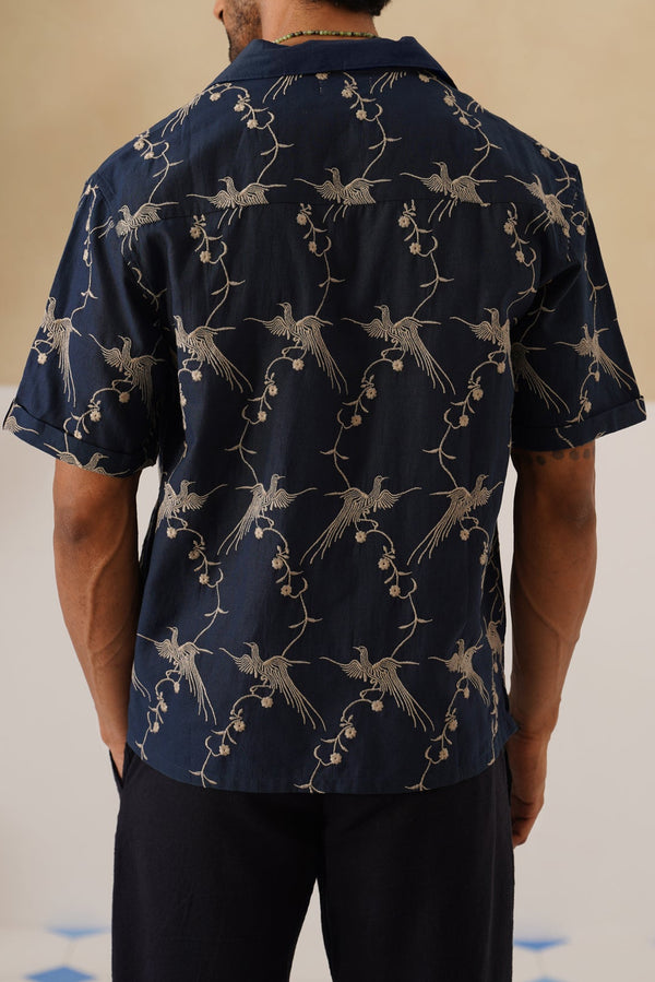 Plume & Bloom Cotton Linen Shirt