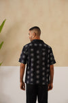 Noire Petals Cotton Shirt