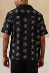 Noire Petals Cotton Shirt