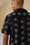 Noire Petals Cotton Shirt