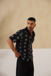 Noire Petals Cotton Shirt