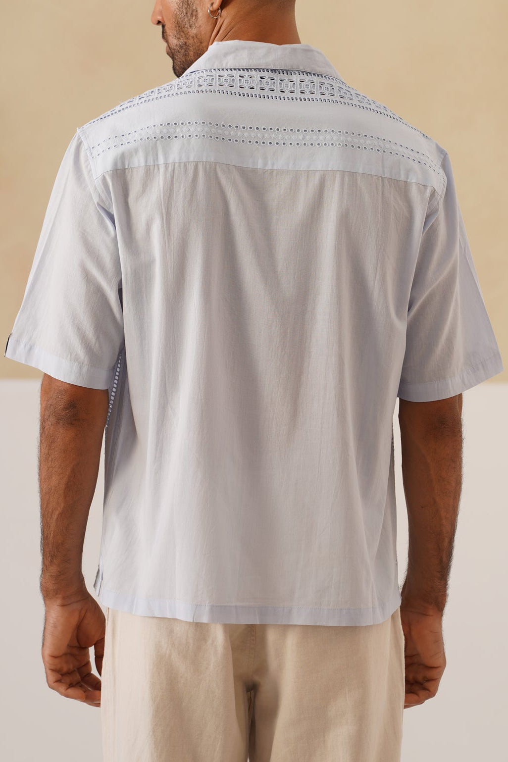 Coastal Lattice 100 % Cotton Shirt