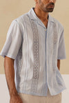Coastal Lattice 100 % Cotton Shirt