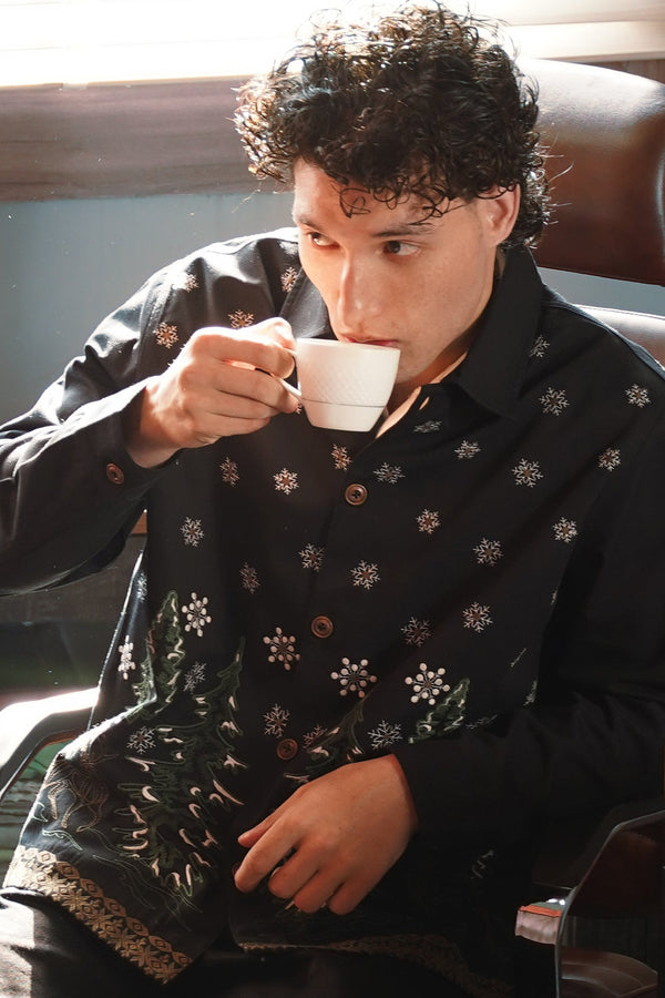 Evergreen Pines Oversized Shacket