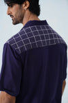 Cross Current Cotton Knit Shirt (Dark Indigo)