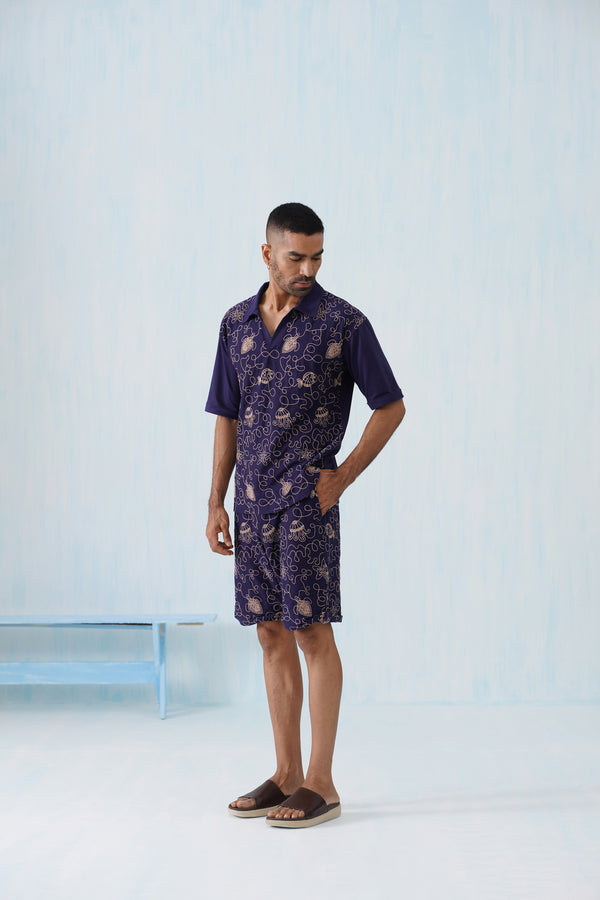 Reef Rider Cotton Knit Co-ord Set