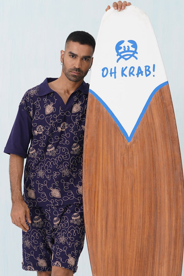 Reef Rider Cotton Knit Co-ord Set