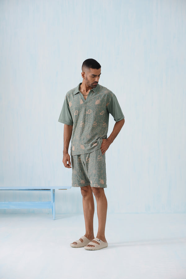 Reef Rider Cotton Knit Co-ord Set