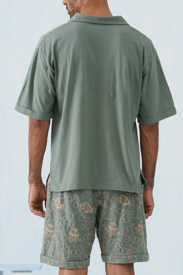 Reef Rider Cotton Knit Co-ord Set