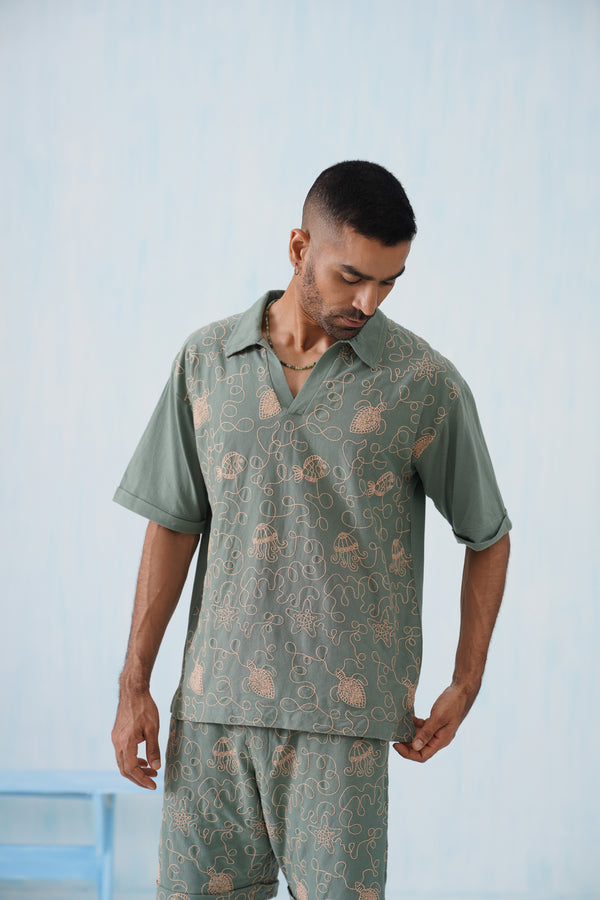 Reef Rider Cotton Knit T-Shirt