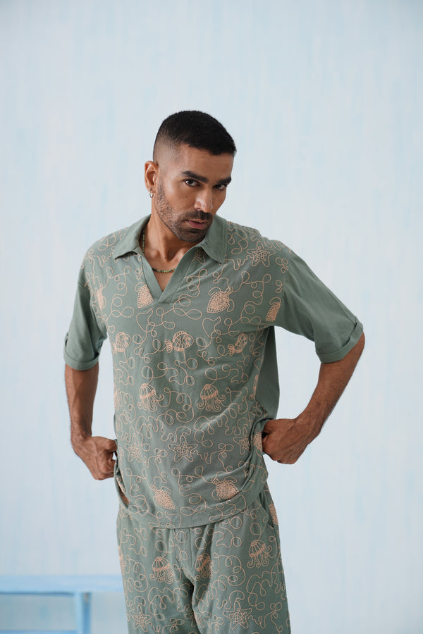 Reef Rider Cotton Knit T-Shirt