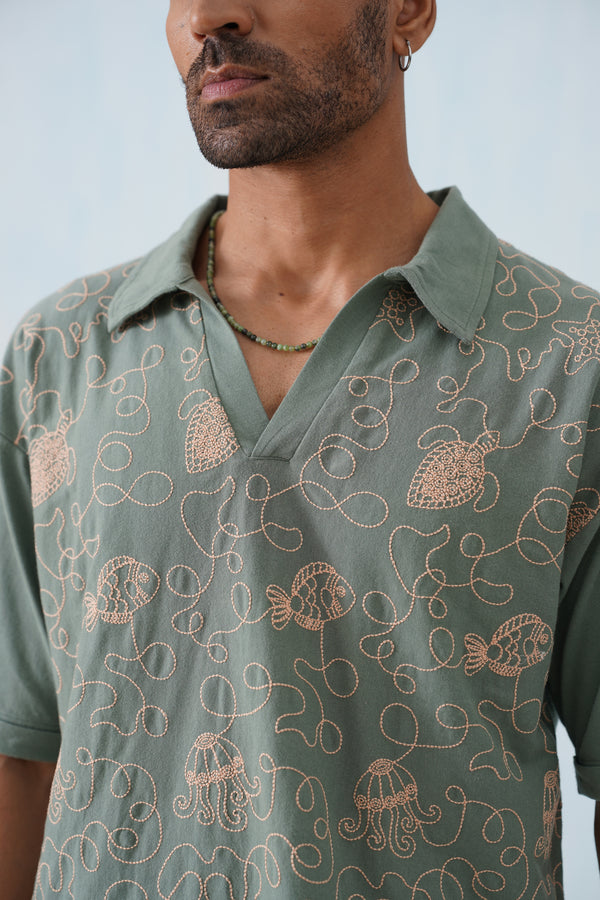 Reef Rider Cotton Knit T-Shirt