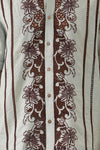 Twin Vines Cotton Linen Shirt