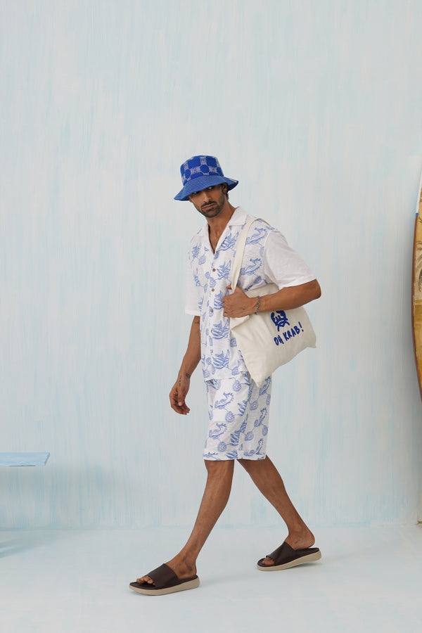 Tidal Tales Cotton Slub Knit Shirt