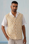 Sunlit Shells Cotton Linen Shirt