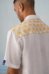 Sunlit Shells Cotton Linen Shirt