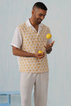 Sunlit Shells Cotton Linen Shirt