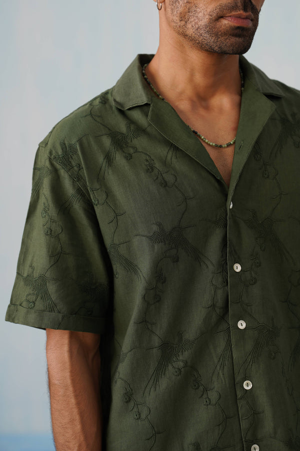 Plume & Bloom Cotton Linen Shirt