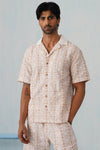 Amber Bloom Cotton Linen Shirt