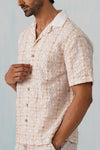 Amber Bloom Cotton Linen Shirt
