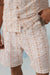 Amber Bloom Cotton Linen Shorts