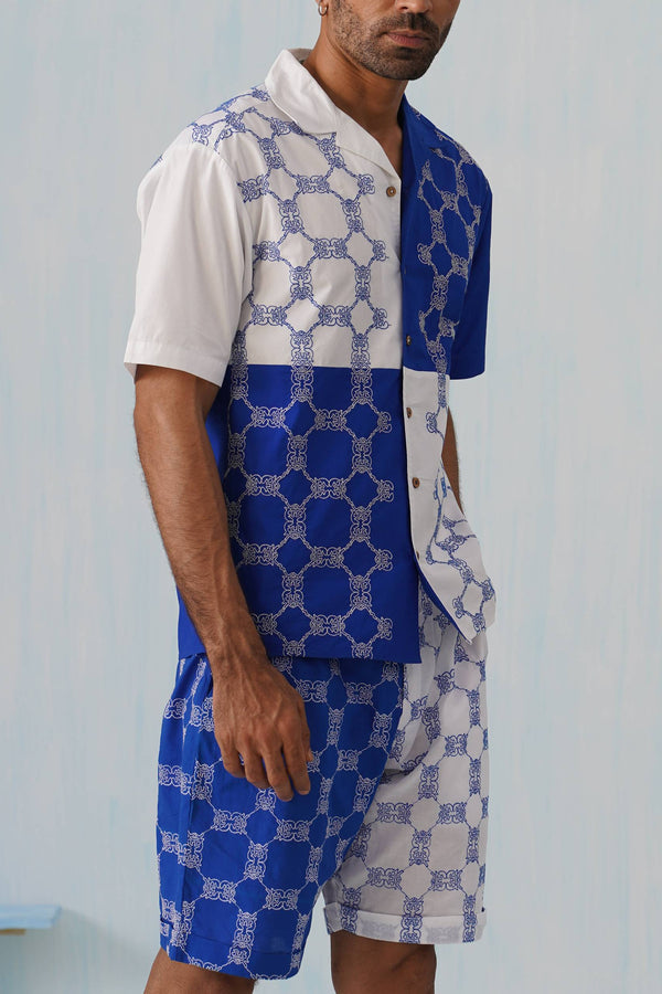 Knotty Krabs (Cotton) Co-ord Set - Surf & Foam