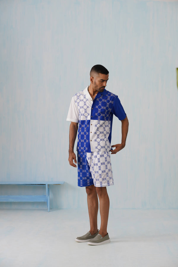 Knotty Krabs (Cotton) Co-ord Set - Surf & Foam