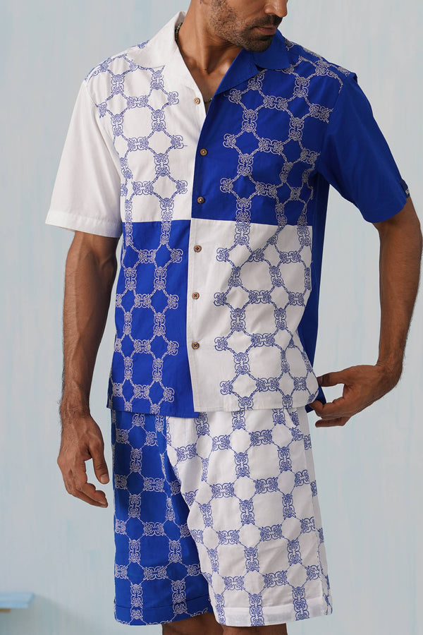 Knotty Krabs (Cotton) Co-ord Set - Surf & Foam