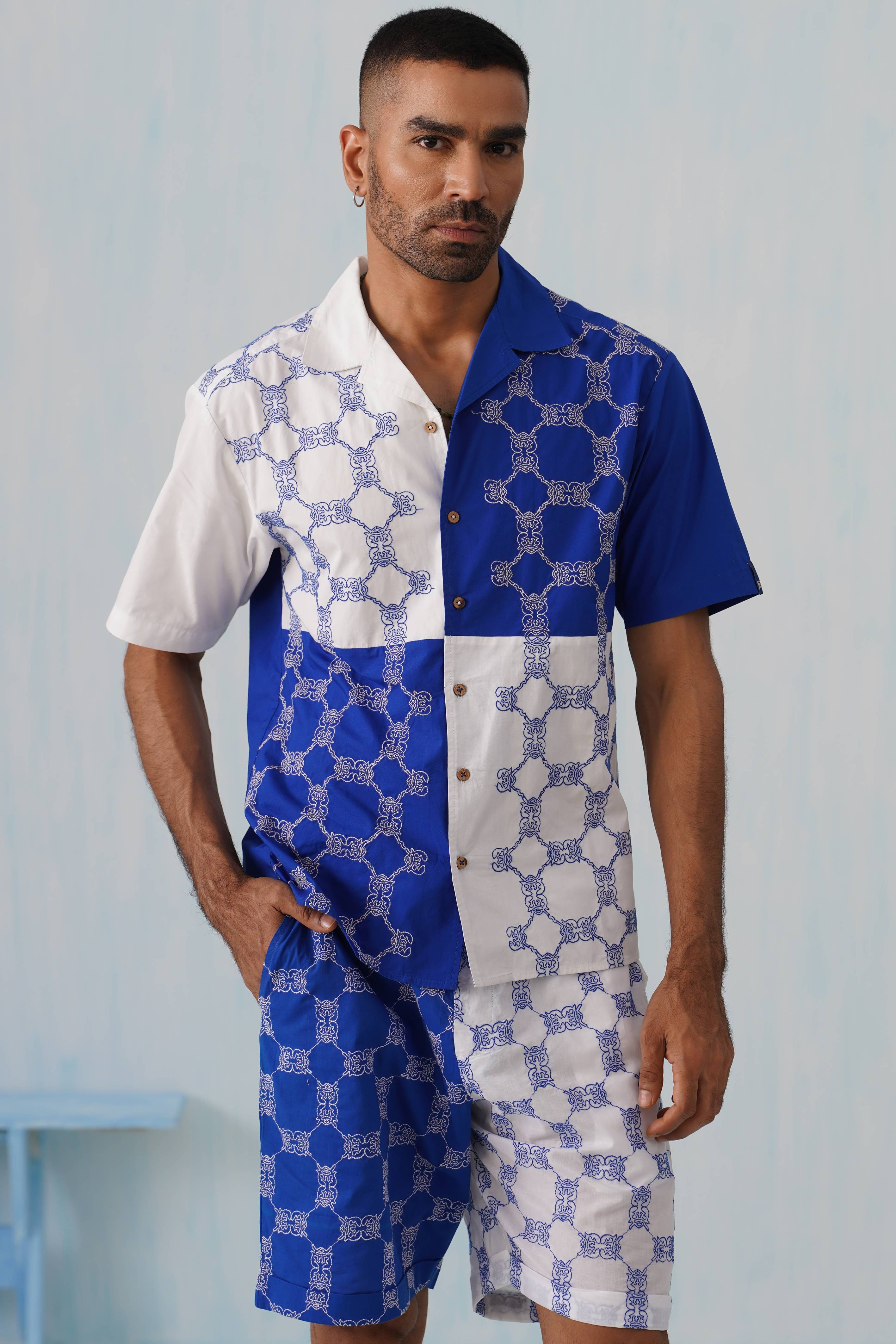 Knotty Krabs (Cotton) Co-ord Set - Surf & Foam