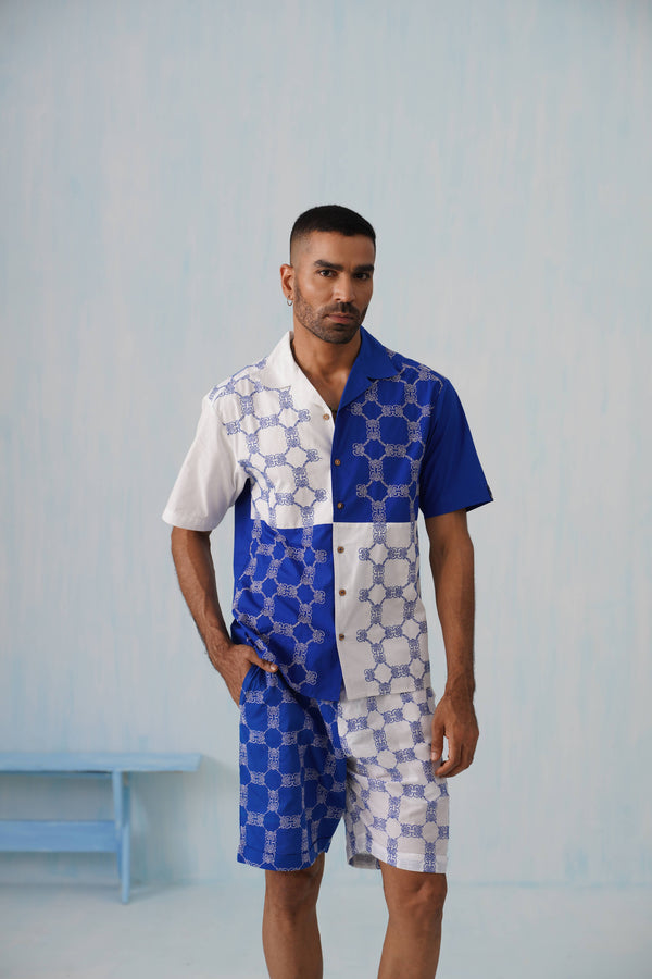 Knotty Krabs (Cotton) Co-ord Set - Surf & Foam