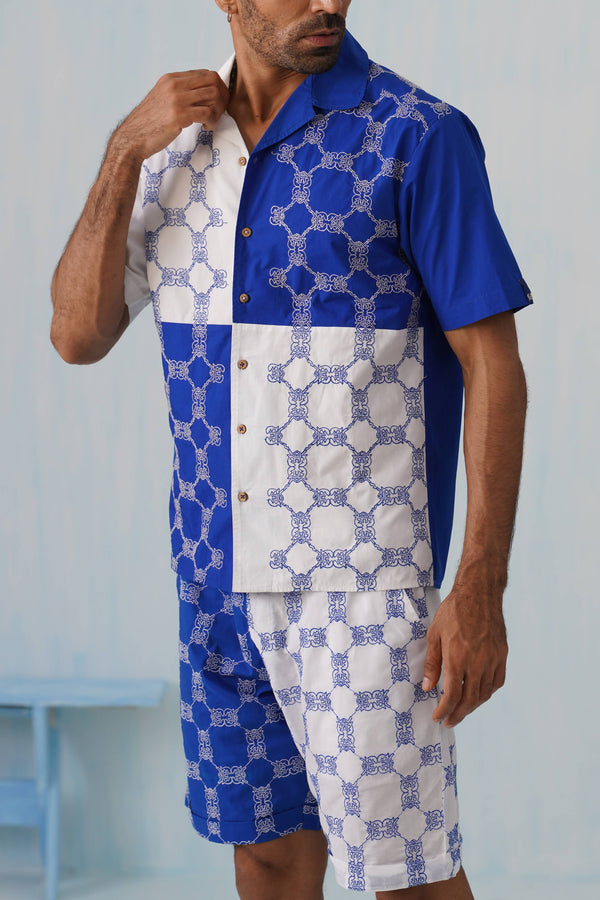 Knotty Krabs (Cotton) Co-ord Set - Surf & Foam