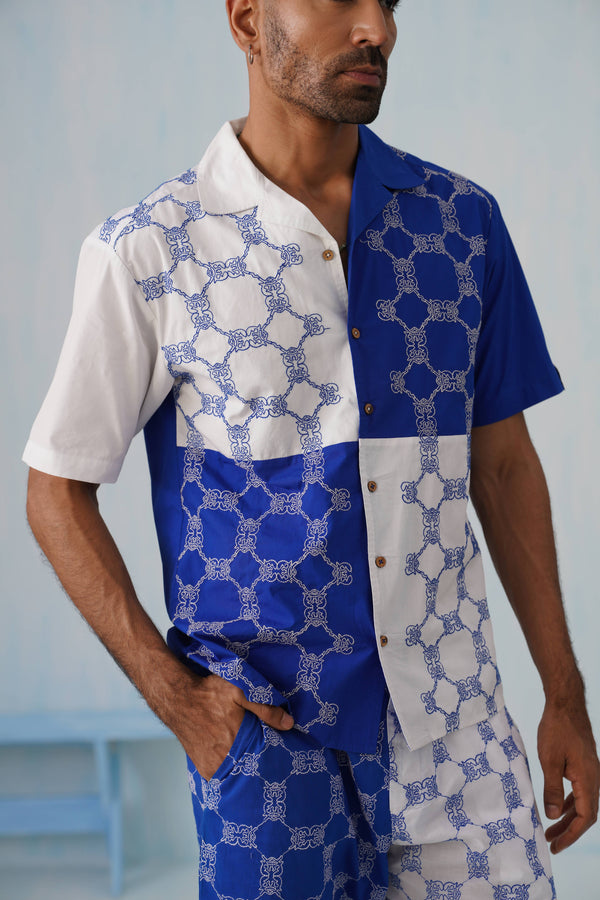 Knotty Krabs (Cotton) Co-ord Set - Surf & Foam