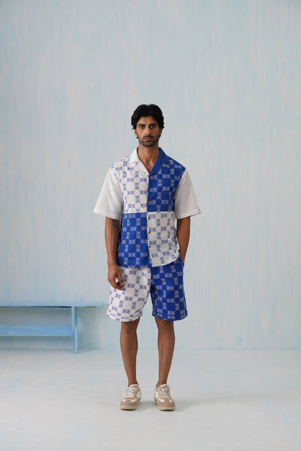 Knotty Krabs (Linen) Co-ord Set - Surf & Foam