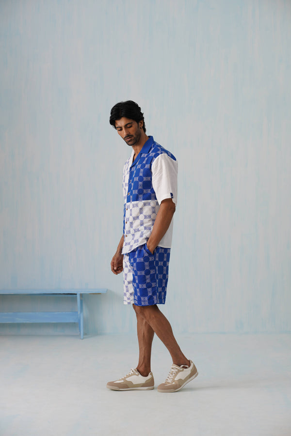 Knotty Krabs (Linen) Co-ord Set - Surf & Foam