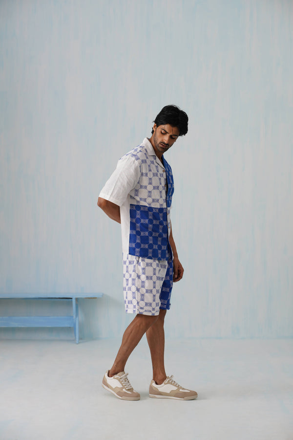 Knotty Krabs (Linen) Co-ord Set - Surf & Foam