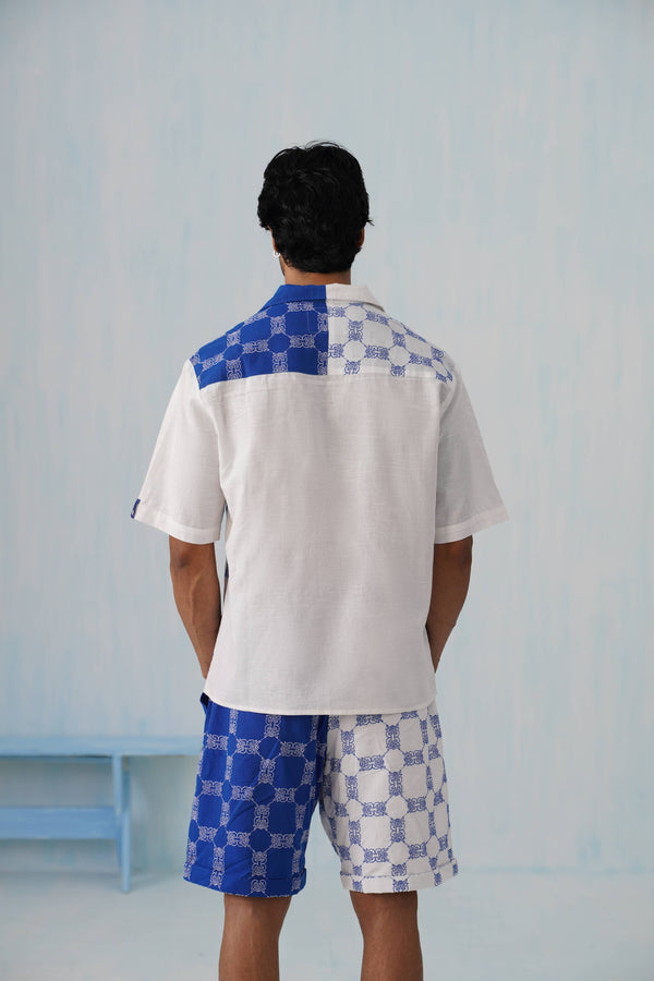 Knotty Krabs (Linen) Co-ord Set - Surf & Foam