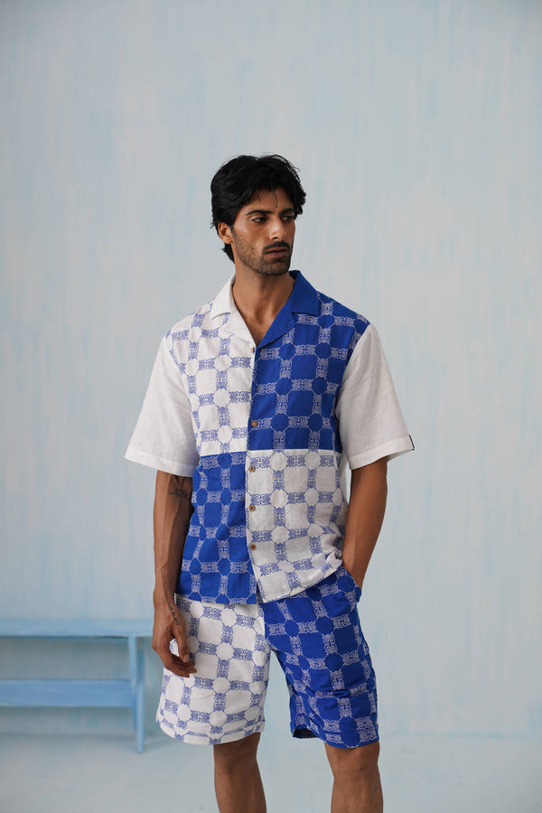 Knotty Krabs (Linen) Co-ord Set - Surf & Foam