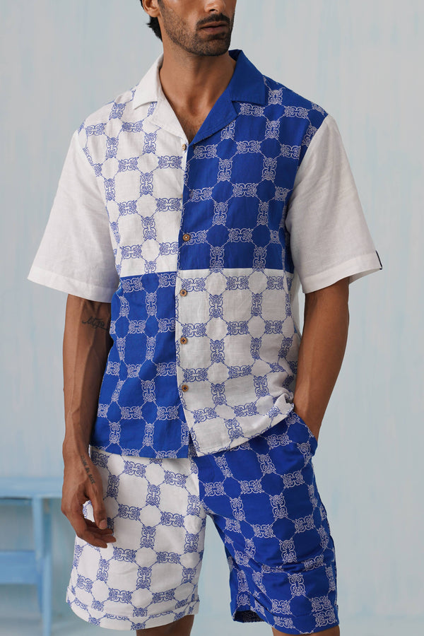 Knotty Krabs (Linen) Co-ord Set - Surf & Foam