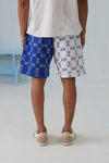 Knotty Krabs (Linen) Shorts - Surf & Foam