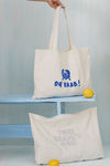 High & Tide Tote (Unisex) - Deep Sea Blue Embroidery